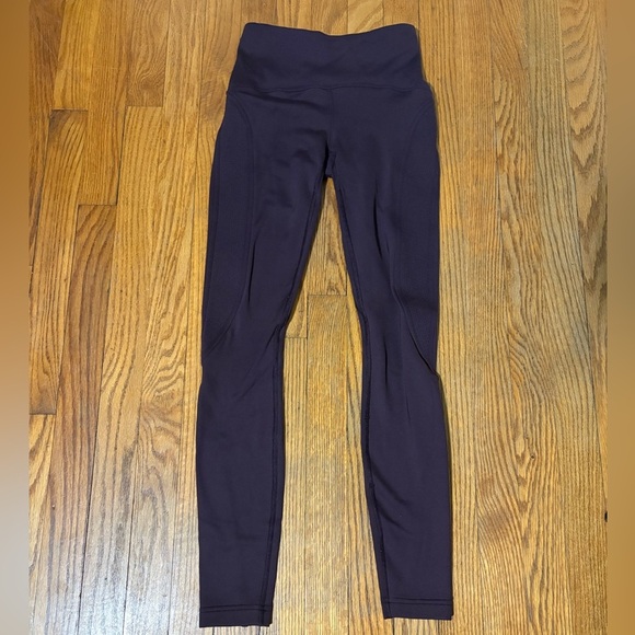 Lululemon Fast As Fleece Tight 28" Purple size 2 Running Reflective - Picture 1 of 8